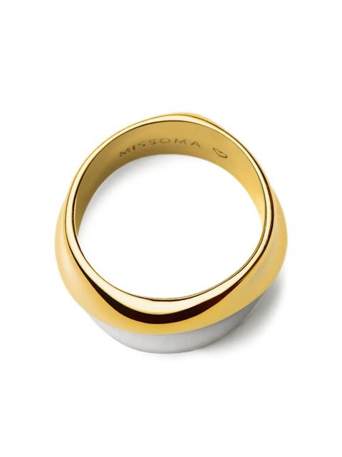 Missoma sculptural-molten statement ring - Gold