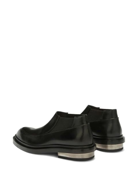 Jil Sander leather ankle boots - Black