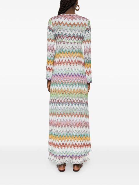 Missoni zigzag beach cover-up - White