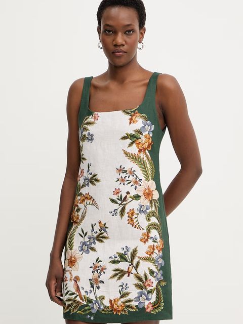 Farm Rio sukienka lniana