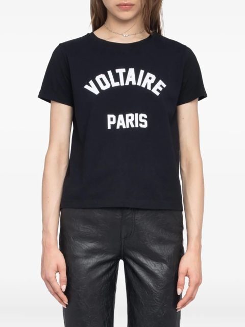 Zadig&Voltaire Alys cotton T-shirt - Black