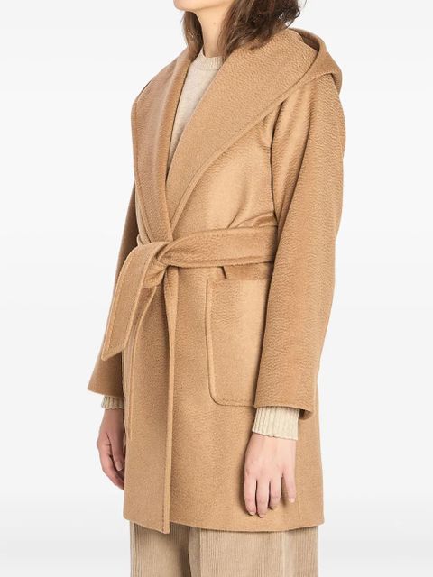 Max Mara hooded belted coat - Brown - zdjęcie produktu nr 2