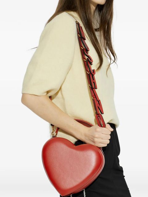 Moschino heart shaped top handle tote bag - Red - zdjęcie produktu nr 2