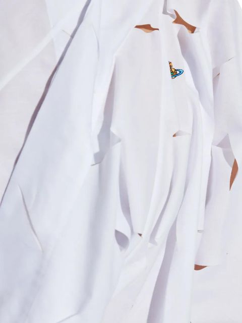 Vivienne Westwood cut-out roll-neck top - White