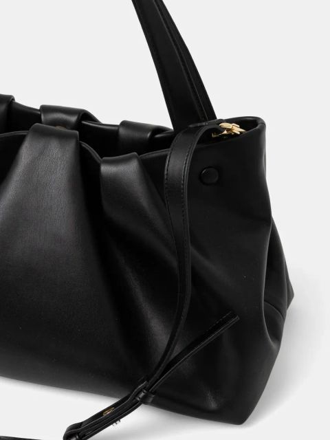 Themoire torebka kolor czarny TMCOAHN1