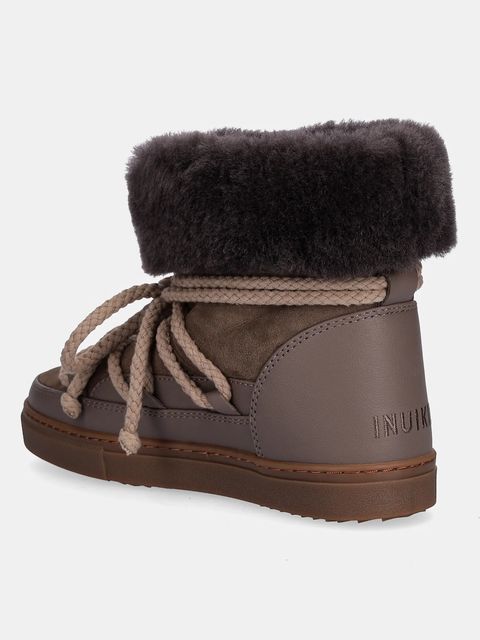 Inuikii śniegowce skórzane Classic High kolor brązowy 1001.002.0072.163