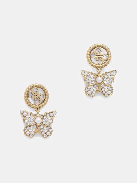 Guess kolczyki damskie ze stali nierdzewnej BORBOLETA - zdjęcie produktu nr 2