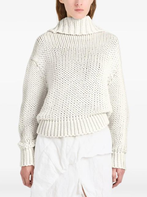 Proenza Schouler Alexandra draped sweater - Neutrals