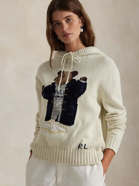 Polo Ralph Lauren sweter z domieszką lnu damski kolor beżowy 211972802 - zdjęcie produktu nr 1