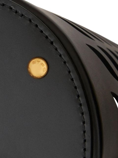 ETRO Coffa leather bucket bag - Black