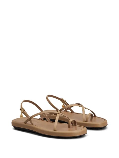 Tod's leather sandals - Brown