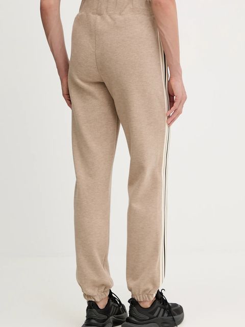 Guess spodnie dresowe z domieszką wełny MURIEL damskie kolor beżowy z aplikacją V5BB17 KCX52