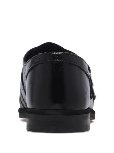 ALOHAS buckle-detail loafers - Black