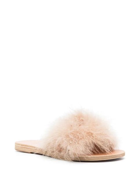 Ancient Greek Sandals Mia Marabu flat feather sandals - Neutrals - zdjęcie produktu nr 2