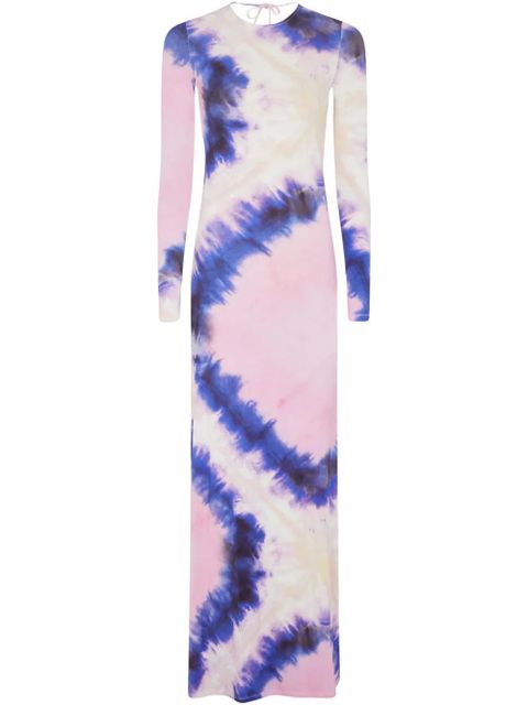 Rabanne tie-dye print dress - Purple - zdjęcie produktu nr 1