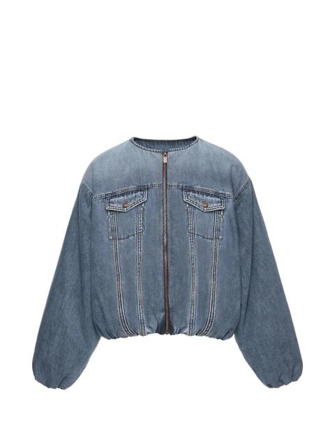 Magda Butrym zip denim jacket - Blue - zdjęcie produktu nr 1