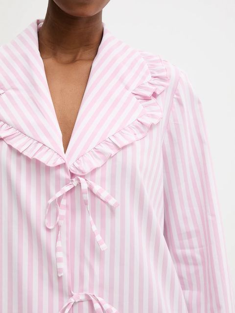 Answear.LAB koszula nocna damska kolor różowy