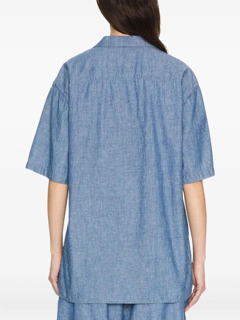 The Row short-sleeve collared shirt - Blue