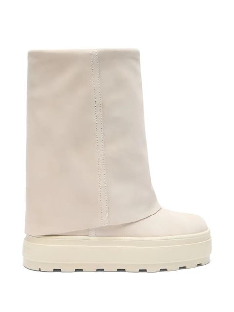 Casadei platform leather boots - Neutrals - zdjęcie produktu nr 1