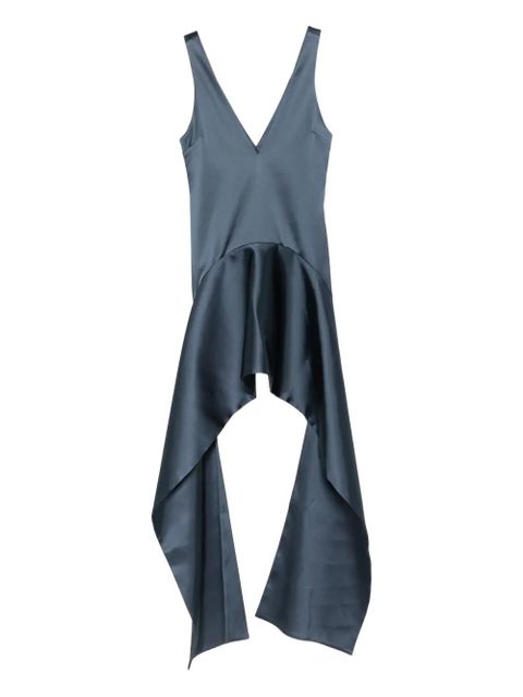 JW Anderson V-neck draped-hem dress - Blue - zdjęcie produktu nr 1