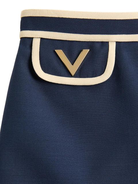 Valentino Garavani contrasting-panel shorts - Blue