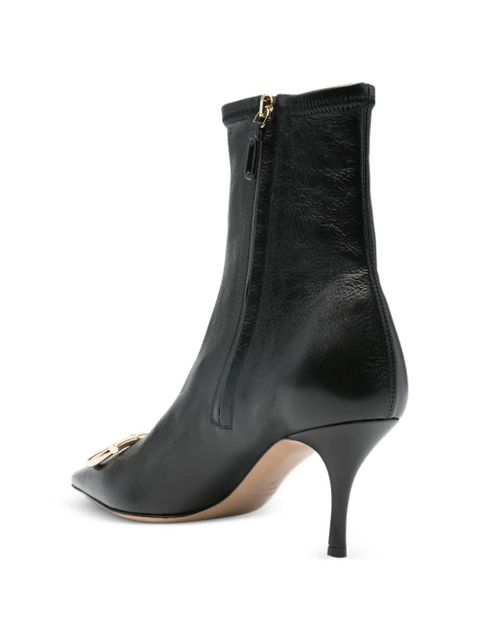 Ferragamo ganicini heeled boots - Black