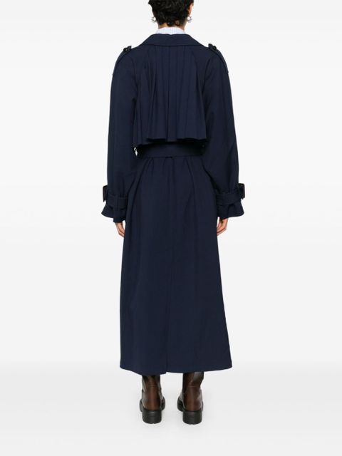 Gucci wool trench coat - Blue
