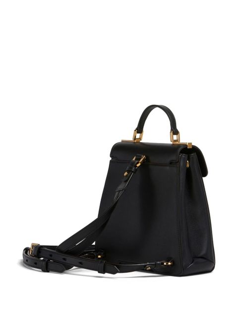 Marni Trunkaroo leather backpack - Black - zdjęcie produktu nr 2