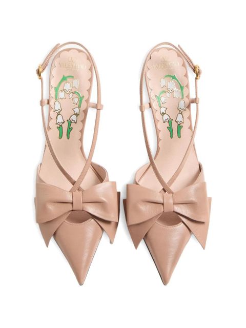 Valentino Garavani Bowow slingback pumps - Pink