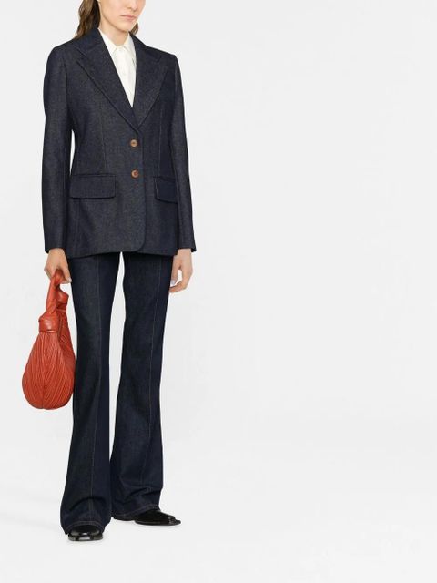 Chloé two-button denim blazer - Blue - zdjęcie produktu nr 2