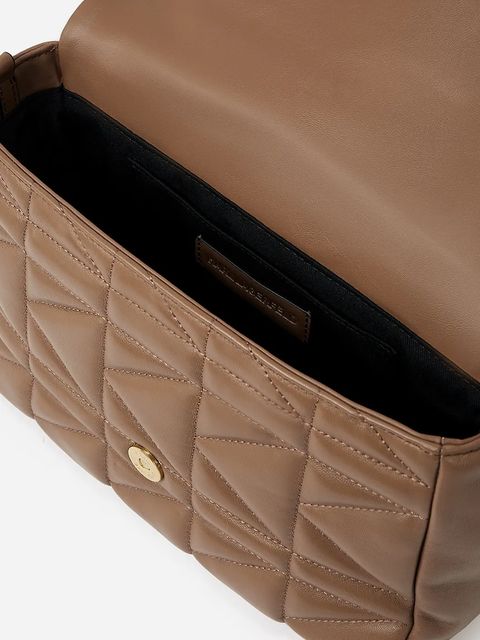 Karl Lagerfeld torebka K/KUILT kolor brązowy A1W30357