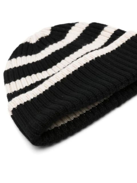 TOTEME Signature Stripe beanie - Black - zdjęcie produktu nr 2