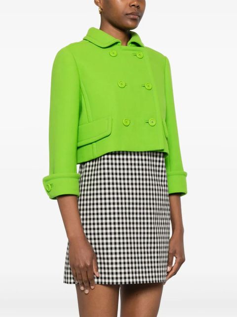 Miu Miu Natté jacket - Green