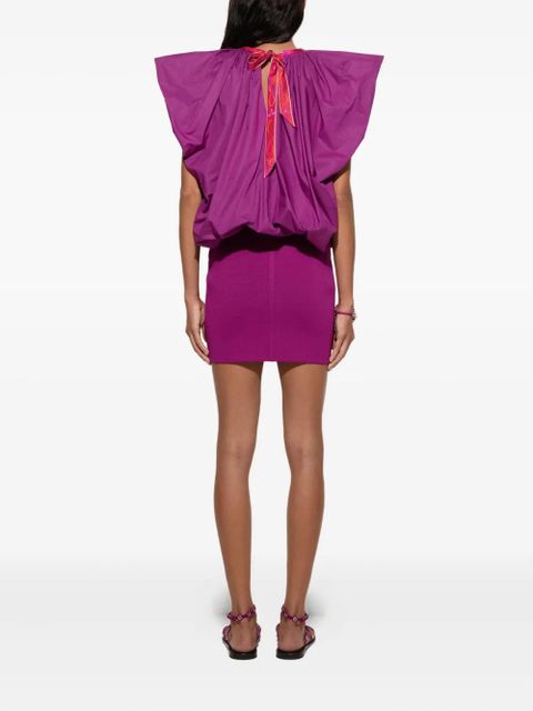 PUCCI puffed-sleeve blouse - Purple - zdjęcie produktu nr 2