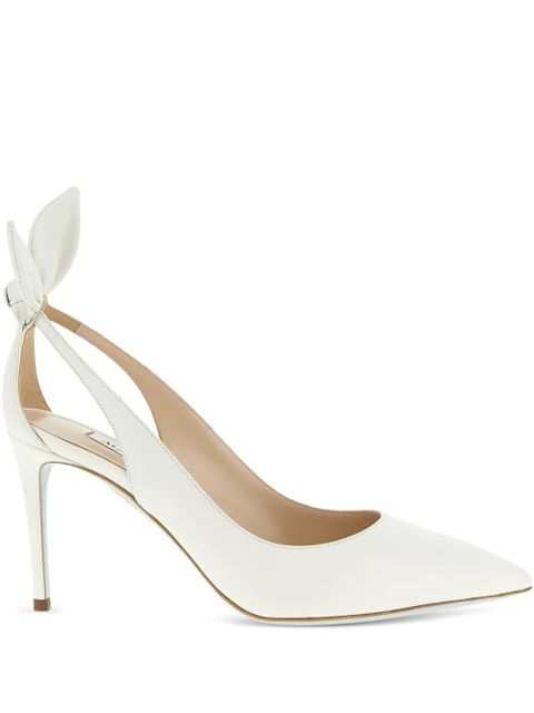 Aquazzura Bow Tie pumps - White - zdjęcie produktu nr 1