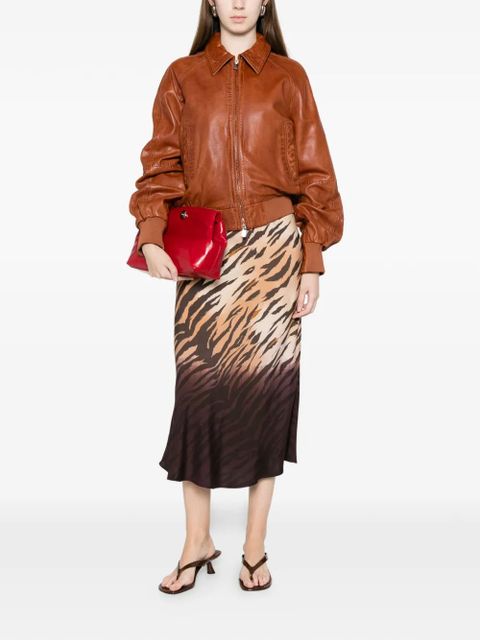 PINKO Hollie midi skirt - Brown - zdjęcie produktu nr 2