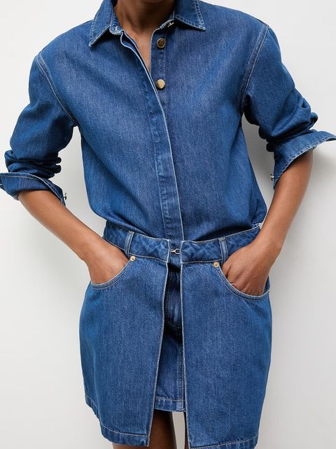 Answear.LAB sukienka letnia jeansowa z kolekcji Unscripted - zdjęcie produktu nr 2