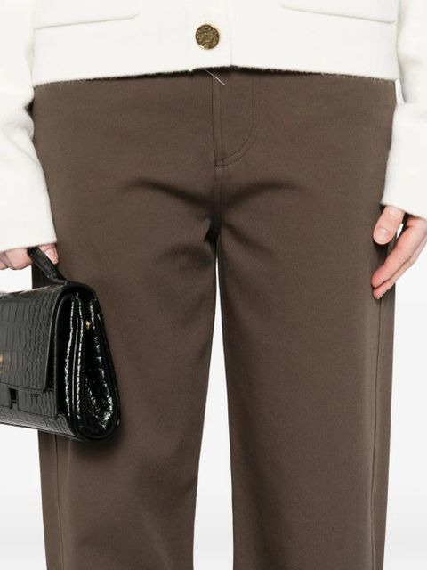 TOTEME Twisted trousers - Brown