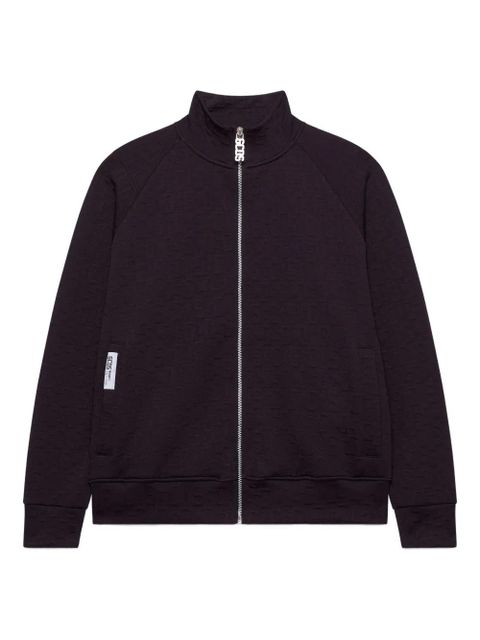 GCDS zip patterned jacket - Red - zdjęcie produktu nr 1