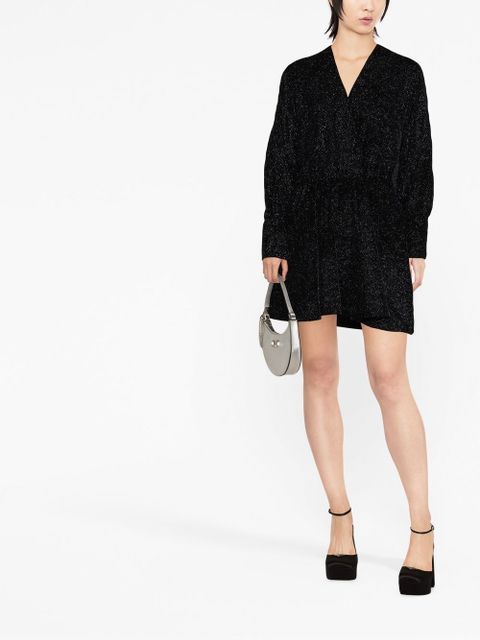 MARANT ÉTOILE Alexane long-sleeve dress - Black - zdjęcie produktu nr 2