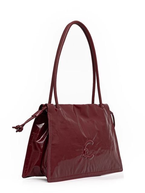 Coccinelle torebka skórzana DULSE SHINY kolor bordowy E1.TS9.13.01.01 - zdjęcie produktu nr 2