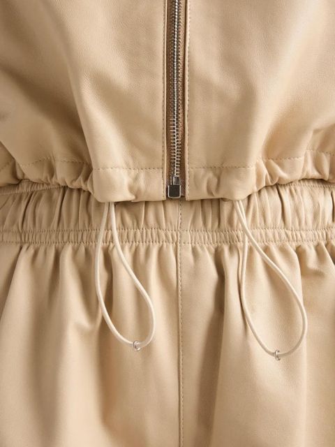 Prada nappa leather jacket - Neutrals