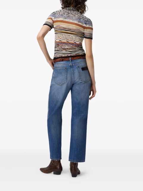 Missoni stripe-pattern turtleneck top - Black