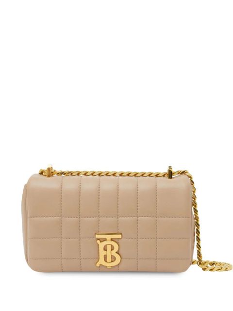 Burberry Lola leather quilted bag - Neutrals