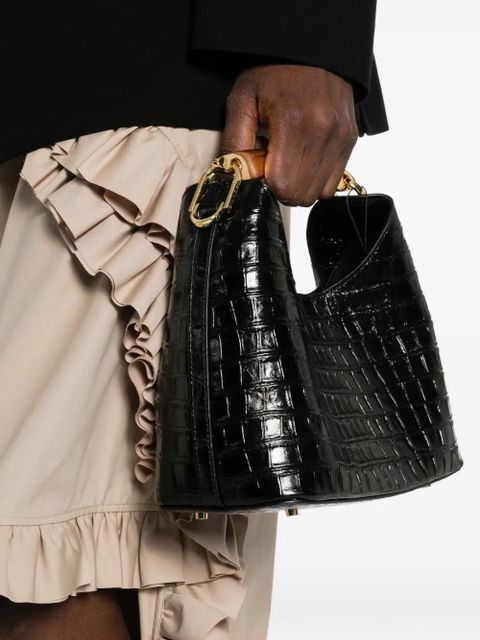 Elleme small Boomerang top-handle tote bag - Black - zdjęcie produktu nr 2