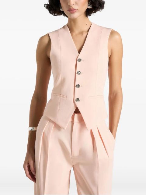 Manière De Voir Christine Cinch tailored waistcoat - Pink - zdjęcie produktu nr 2