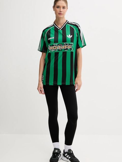 adidas Originals t-shirt Jersey damski kolor zielony KD2273 - zdjęcie produktu nr 2