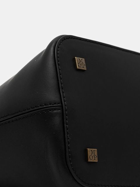 Marc O'Polo torebka skórzana kolor czarny 5000009167