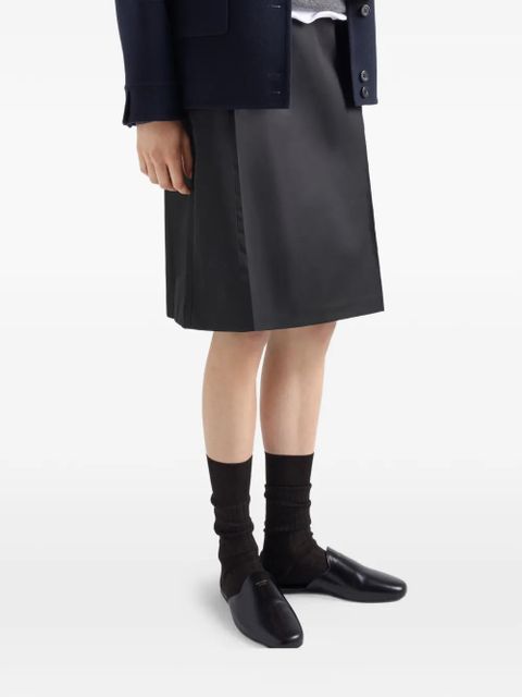 Prada low-rise side-pocket skirt - Black