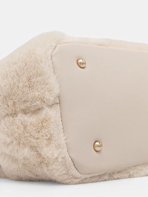 Guess torebka SHAIDA kolor beżowy HWWG81 43110